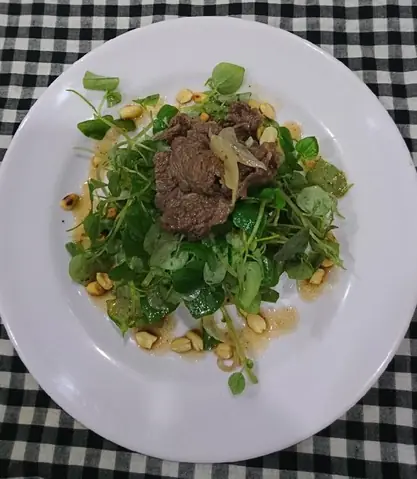 Cách Làm Bò Sốt Me Rau Càng Cua