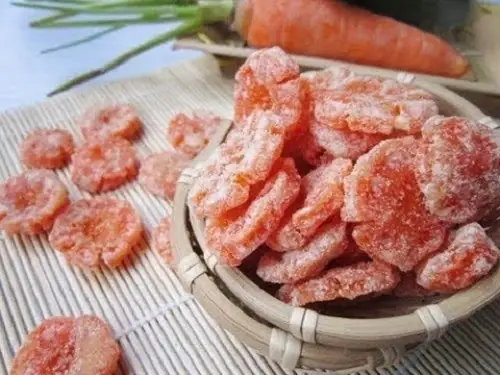 Cách Làm Mứt Cà Rốt Bằng Nước Vôi Trong