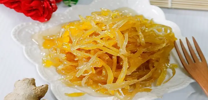 Cách Làm Mứt Gừng Dẻo