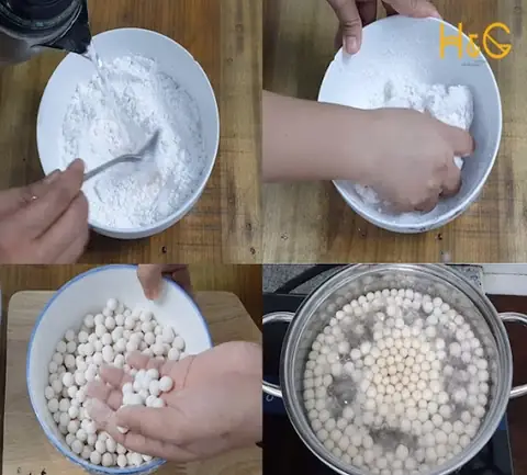 Cách Làm Thạch Trà Sữa Bằng Bột Năng