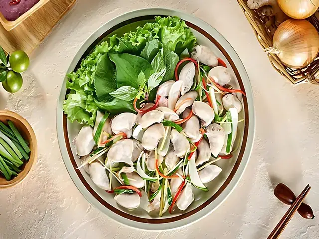 Cách Làm Tràng Lợn Hấp Gừng