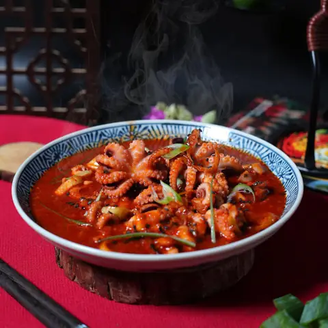 Cách Nấu Bạch Tuộc Cay