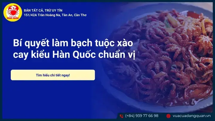 Cách Nấu Bạch Tuộc Kiểu Trung Quốc