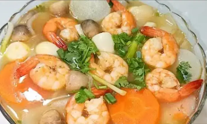 Cách Nấu Bánh Canh Tôm Sườn