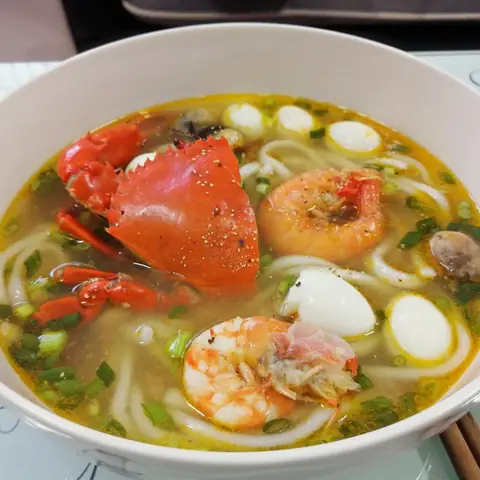 Cách Nấu Bánh Đa Cua Biển