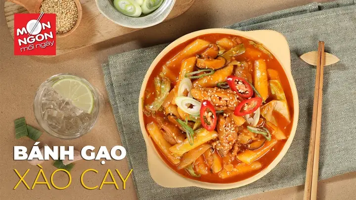 Cách Nấu Bánh Gạo Tokbokki