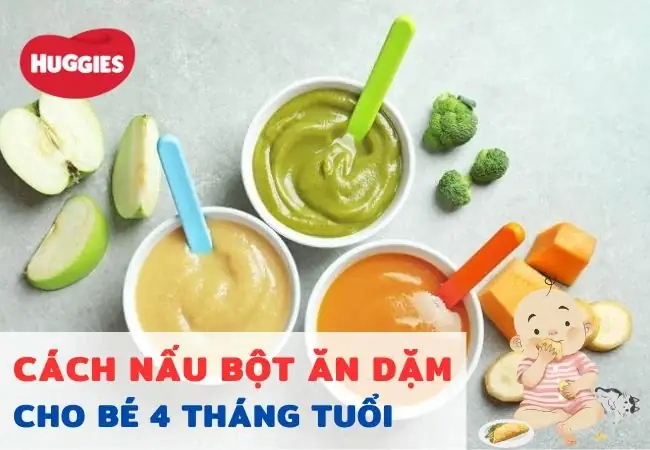 Cách Nấu Bột An Dặm Cho Be 4 Tháng Tuổi