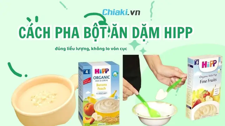Cách Nấu Bột Ăn Dặm Hipp