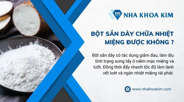 Cách Nấu Bột Sắn Dây Trị Nhiệt Miệng