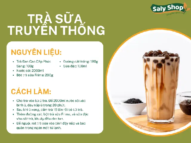 Cách Nấu Bột Trà Sữa