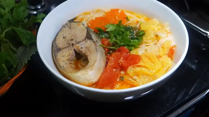 Cách Nấu Bún Cá Cam