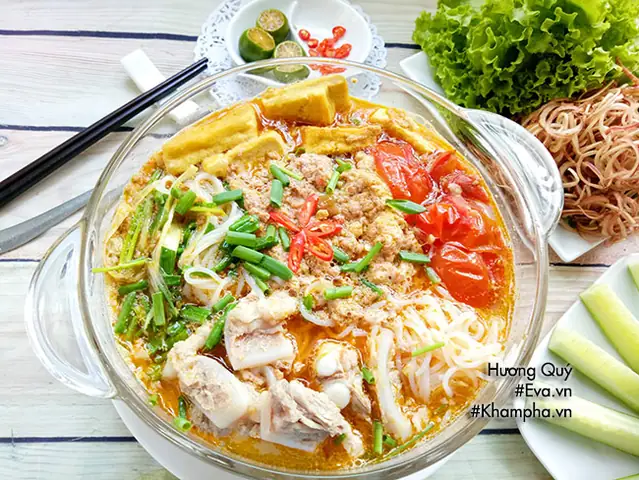 Cách Nấu Bún Riêu Cua Sườn Sụn