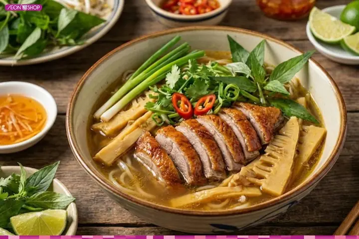 Cách Nấu Bún Thịt Vịt