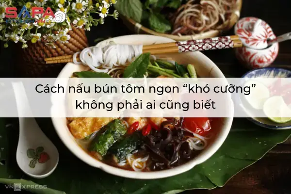 Cách Nấu Bún Tôm Cho Bé