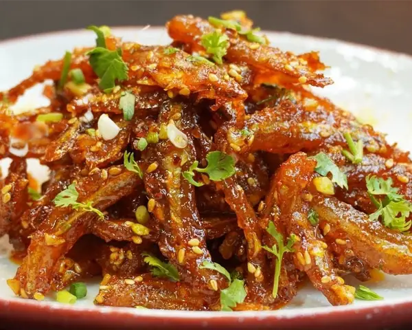 Cách Nấu Cá Cơm Khô Chua Ngọt