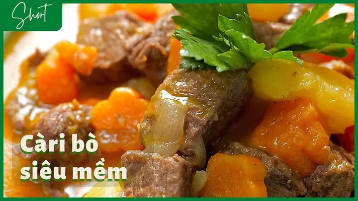 Cách Nấu Cà Ri Bò Khoai Lang