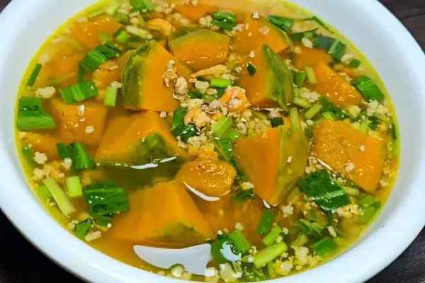 Cách Nấu Canh Bí Đỏ Với Đường