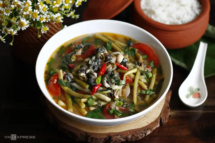 Cách Nấu Canh Bồng Khoai Với Ốc