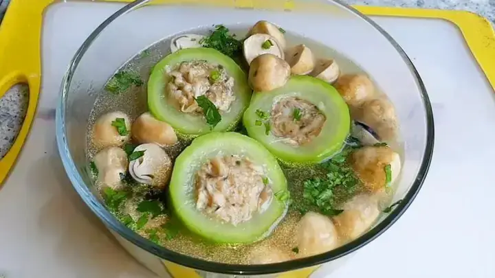 Cách Nấu Canh Chai Với Bầu