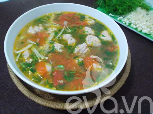 Cách Nấu Canh Chua Giò Sống