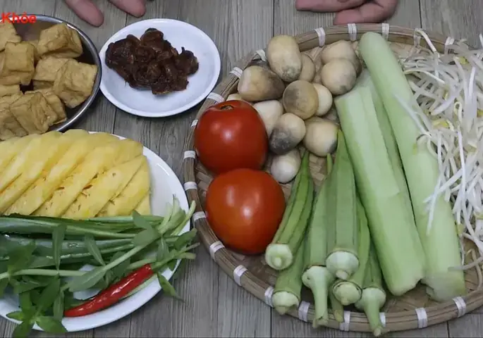 Cách Nấu Canh Chua Rau Nhút Chay