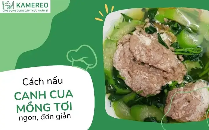 Cách Nấu Canh Cua Với Mướp