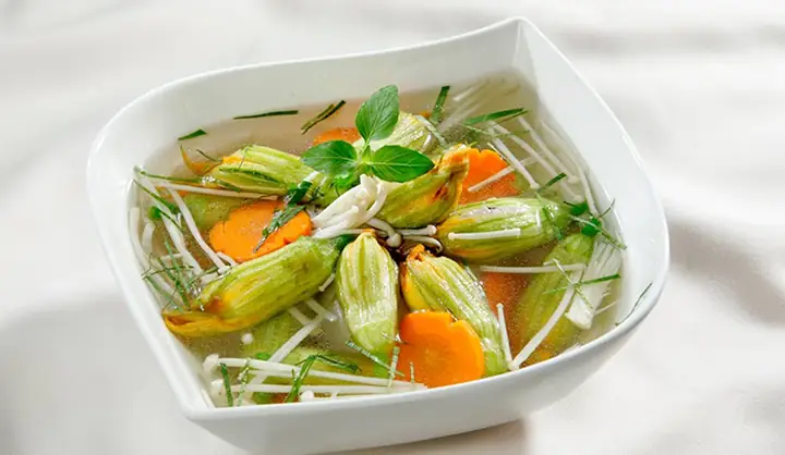 Cách Nấu Canh Hoa Bí Đỏ