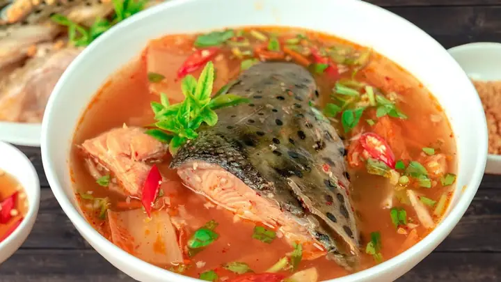 Cách Nấu Canh Kim Chi Với Cá