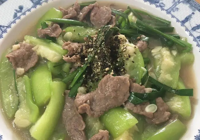 Cách Nấu Canh Mướp Với Thịt Bò