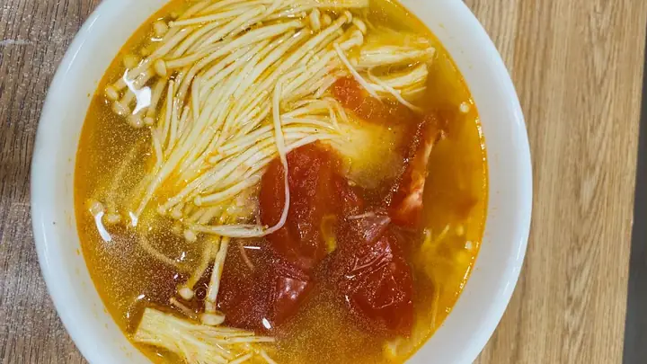 Cách Nấu Canh Nấm Cà Chua