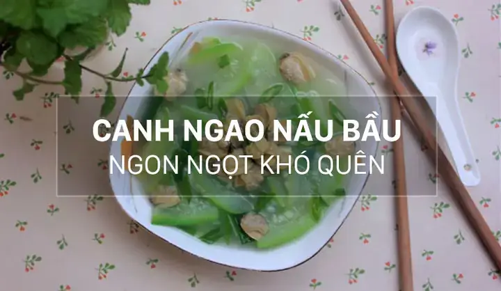 Cách Nấu Canh Ngao Cho Bà Bầu