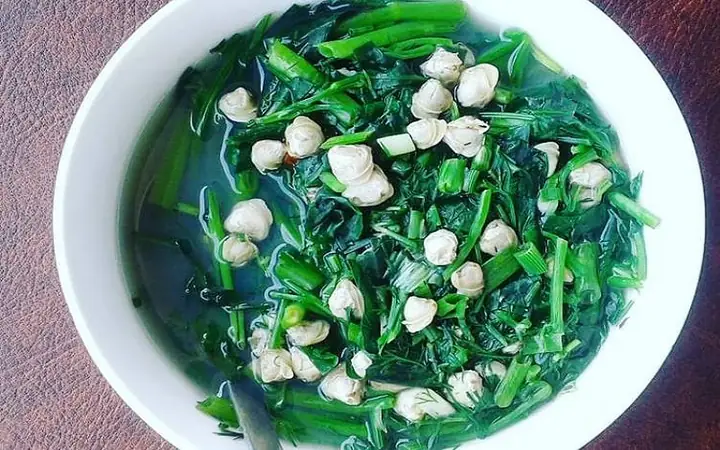 Cách Nấu Canh Rau Muống Tỏi