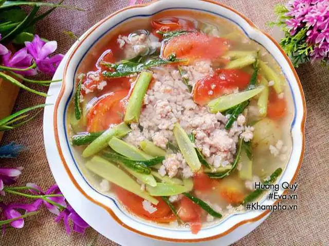 Cách Nấu Canh Sấu Rau Rút