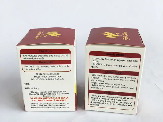 Cách Nấu Cao Mật Nhân