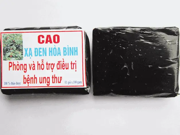 Cách Nấu Cao Xạ Đen