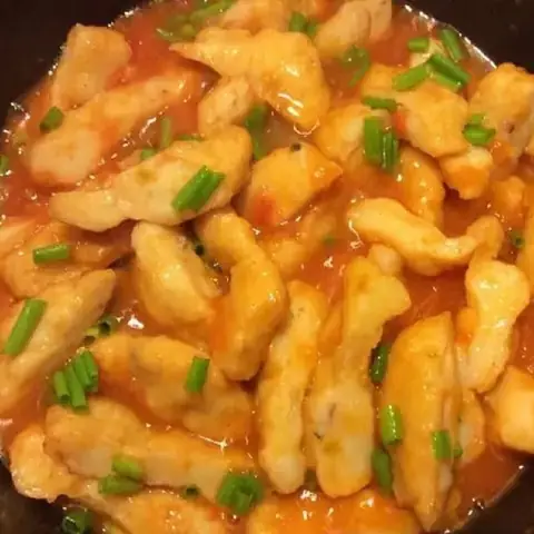 Cách Nấu Chả Mực Sốt Cà Chua