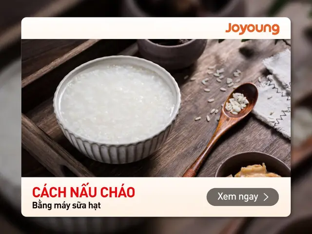 Cách Nấu Cháo Bằng Máy Làm Sữa Hạt