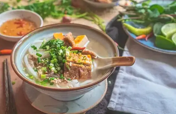 Cách Nấu Cháo Bột Lọc Rong Biển