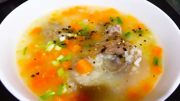 Cách Nấu Cháo Giò Heo Cà Rốt