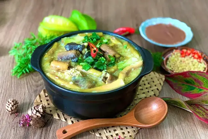 Cách Nấu Cháo Môn Lươn Mắm Ruốc