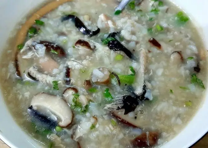 Cách Nấu Cháo Nấm Hương