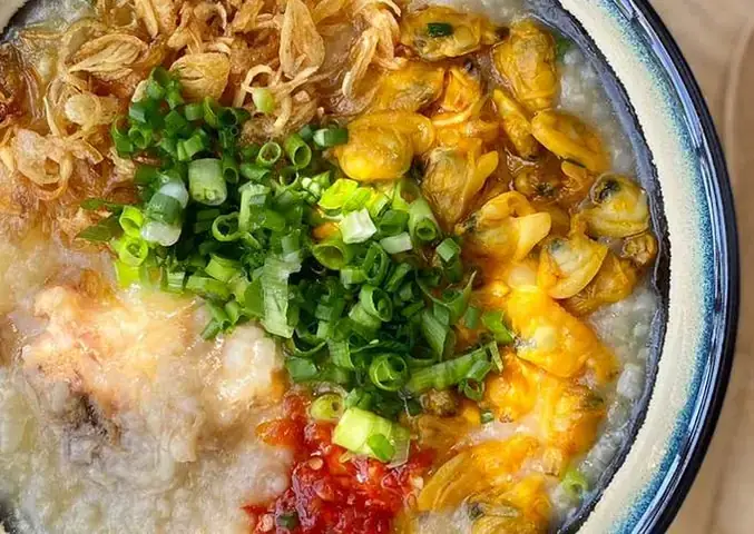 Cách Nấu Cháo Nghêu Tôm
