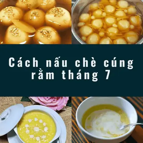 Cách Nấu Chè Đậu Xanh Cúng Rằm