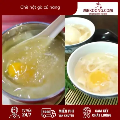 Cách Nấu Chè Hột Gà Củ Năng