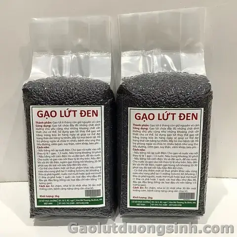 Cách Nấu Gạo Đen Phúc Thọ