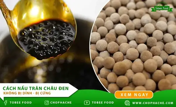 Cách Nấu Hạt Trân Châu Có Sẵn