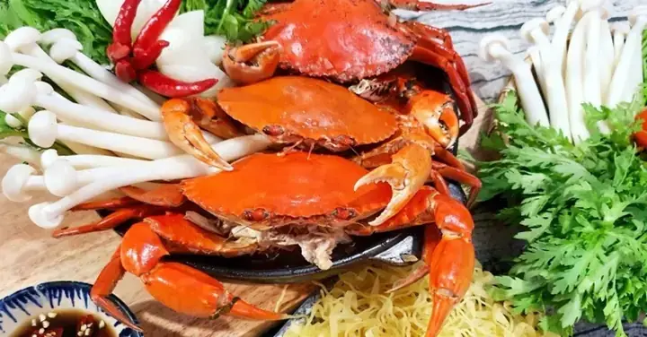 Cách Nấu Lẩu Cua Biển Rau Rút
