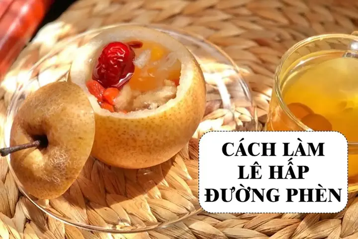 Cách Nấu Lê Với Đường Phèn
