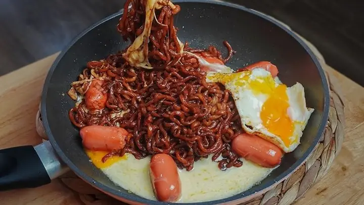 Cách Nấu Mì Samyang Khô