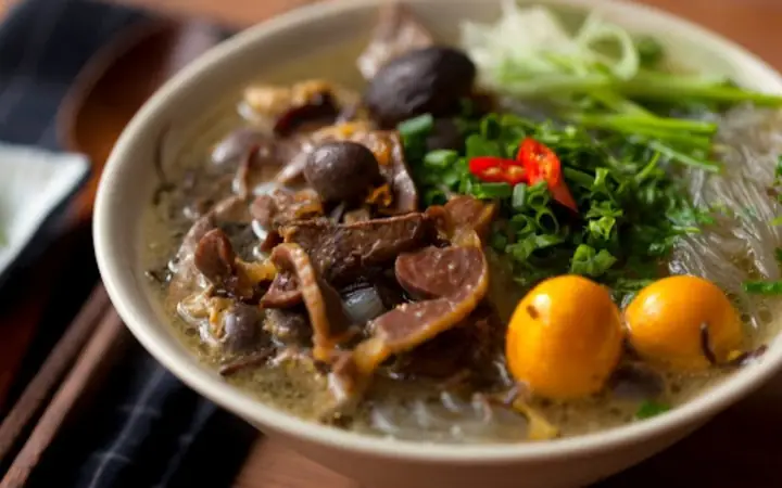 Cách Nấu Miến Lòng Vịt